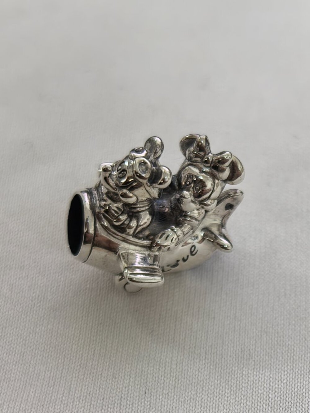 Pandora Disney Mickey & Minnie Airplane Charm, S925 Silver Jewelry
